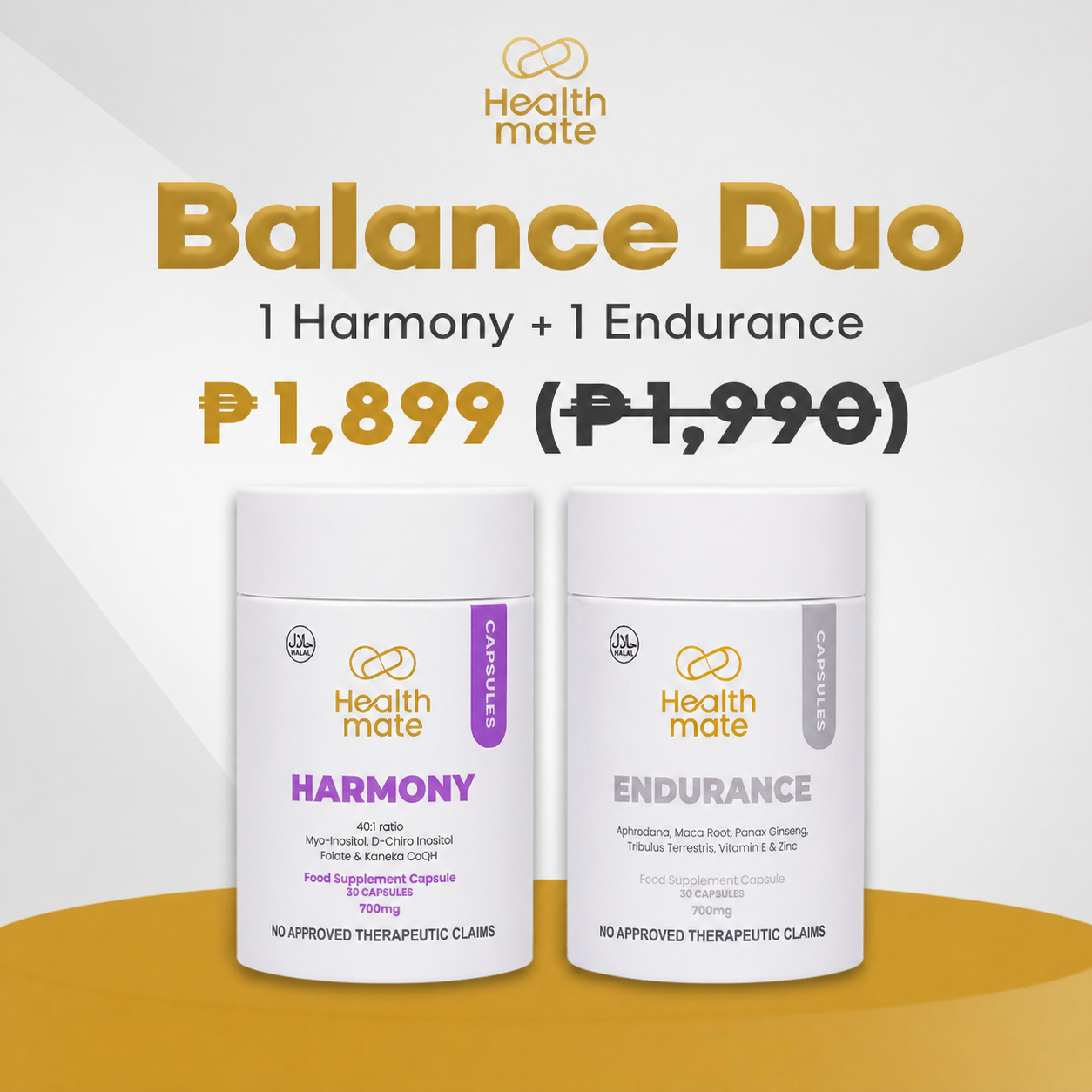 Balance Duo: 1 Harmony + 1 Endurance
