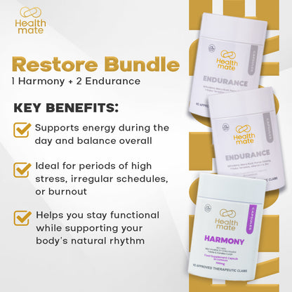 Restore Bundle: 1 Harmony + 2 Endurance